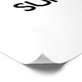 Houd kalm en concentreer me op Levering en Vraag Poster (Hoek)