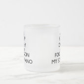 Houd kalm en concentreer me op Mijn Soprano Matglas Koffiemok (Center)