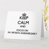 Houd Kalm en concentreer me op Mijn Vijftigste Kaart (Gele Bloem)