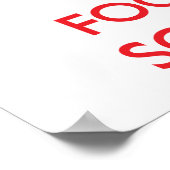 Houd kalm en concentreer me op Oplossingen Poster (Hoek)