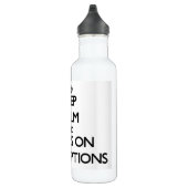 Houd kalm en concentreer me op Voorschriften Waterfles (Rechts)