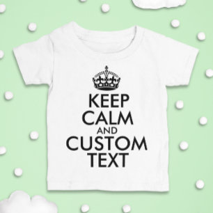 Houd kalm en Creëer uw eigen merk voeg hier tekst 