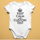 Houd kalm en Creëer uw eigen merk voeg hier tekst  Romper