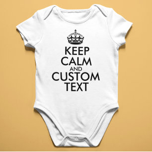 Houd kalm en Creëer uw eigen merk voeg hier tekst  Romper