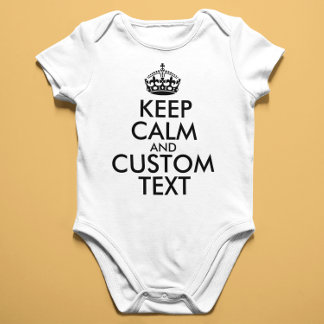 Houd kalm en Creëer uw eigen merk voeg hier tekst  Romper