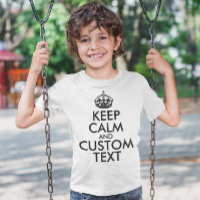 Houd kalm en Creëer uw eigen merk voeg hier tekst