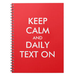 Houd kalm en dagelijkse tekst op JW Notitieboek
