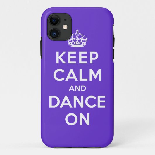 Houd kalm en dans aan Case-Mate iPhone case (Achterkant)