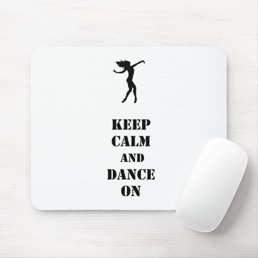 Houd kalm en dans aan muismat (Met muis)