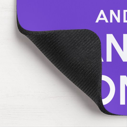 Houd kalm en dans aan muismat (Hoek)