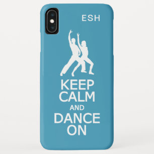 Houd kalm en dans op aangepast programma en kleur Case-Mate iPhone case