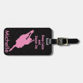 Houd kalm en dans op Bagagelabel (Voorkant horizontaal)