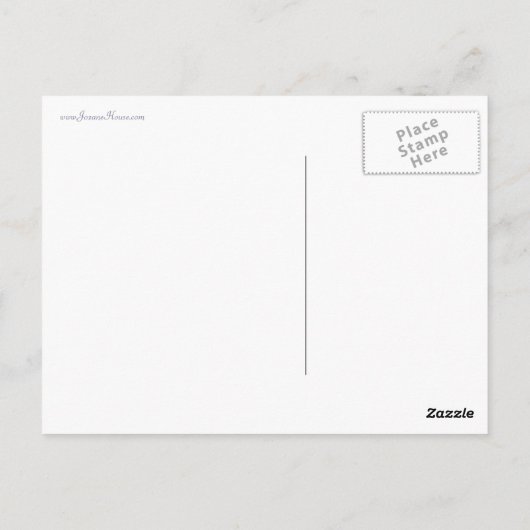 Houd kalm en dans op het Briefkaart van de Lavende (Achterkant)