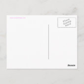 Houd kalm en dans op roze Briefkaart (Achterkant)