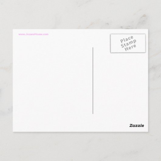 Houd kalm en dans op roze Briefkaart (Achterkant)