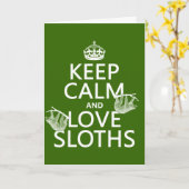 Houd kalm en de Groeven van de Liefde (om het even Kaart (Gele Bloem)