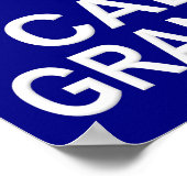 Houd Kalm en de Oma van de Vraag Poster (Hoek)