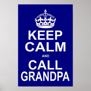 Houd Kalm en de Oma van de Vraag Poster