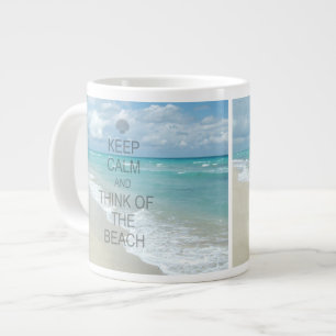 Houd Kalm en denk aan het strand Grote Koffiekop