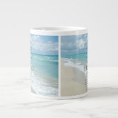 Houd Kalm en denk aan het strand Grote Koffiekop (Voorkant)