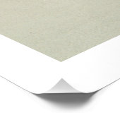 Houd Kalm en denk aan het strand Poster (Hoek)