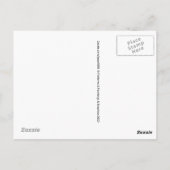 Houd kalm en deport Trump Briefkaart (Achterkant)