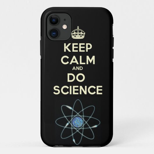 Houd kalm en doe de iPhone van de Wetenschap Geval Case-Mate iPhone Case (Achterkant)