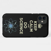 Houd kalm en doe de iPhone van de Wetenschap Geval Case-Mate iPhone Case (Achterkant (horizontaal))