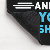 Houd kalm en doe uw Timesheets Funny Payroll HR Muismat (Hoek)