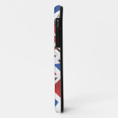 Houd kalm en draag de Britse vlag op Case-Mate iPhone Case (Achterkant/links)