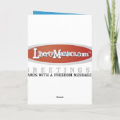 Houd Kalm en draag de Kaart van de Parodie (Achterkant)