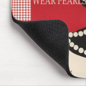 Houd kalm en Draag de Muismat van Pearls (Hoek)