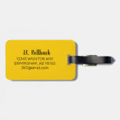 Houd kalm en draag een Camera Gepersonaliseerd Bagagelabel (Achterkant horizontaal)