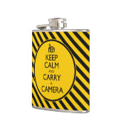 Houd kalm en draag een camera heupfles (Links)