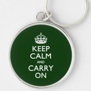 HOUD KALM EN DRAAG Forest Green Sleutelhanger