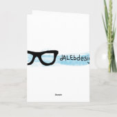 Houd kalm en draag groetenkaart - REEM Kaart (Achterkant)