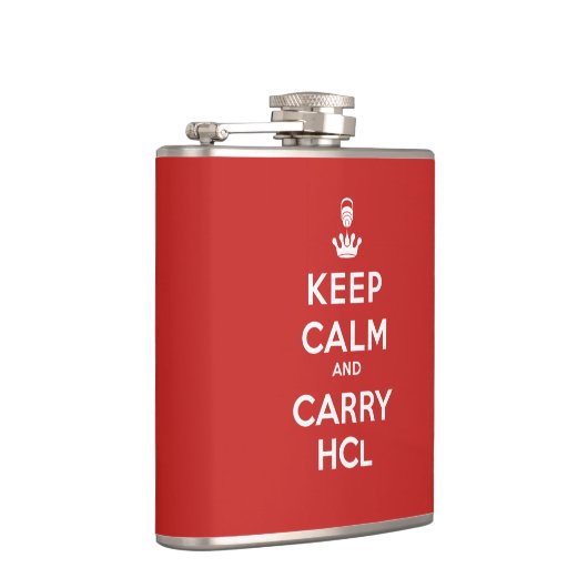 Houd kalm en draag HCl- Geologist Heupfles (Rechts)
