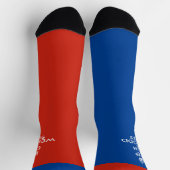 Houd kalm en Draag Odd Fun Mismatch Sokken (Top)