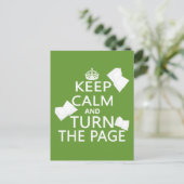 Houd kalm en draai de Pagina Briefkaart (Staand voorkant)