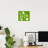 Houd kalm en draai de Pagina Poster (Thuiskantoor)