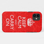 Houd kalm en draai op Damask iPhone 5 Hoesje Hoesj (Achterkant (horizontaal))