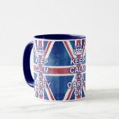 Houd kalm en draai op de uniale aansluiting mok (Voorkant links)