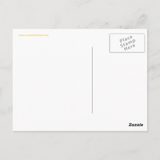 Houd kalm en draai op geel Briefkaart (Achterkant)