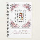 Houd kalm en Drink aan | Koffie | Montly Planner (Voorkant)