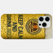 Houd kalm en drink bier iPhone 7 hoesje (Achterkant (horizontaal))