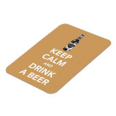 Houd kalm en drink een bierfotomagneet magneet (Linkerzijde)
