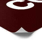 Houd kalm en Drink KoffiePoster Poster (Hoek)