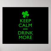 Houd kalm en Drink meer Poster (Voorkant)