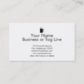 Houd kalm en Drink op bietendopjes Visitekaartje (Achterkant)