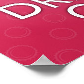 Houd kalm en Drink op Poster (Hoek)